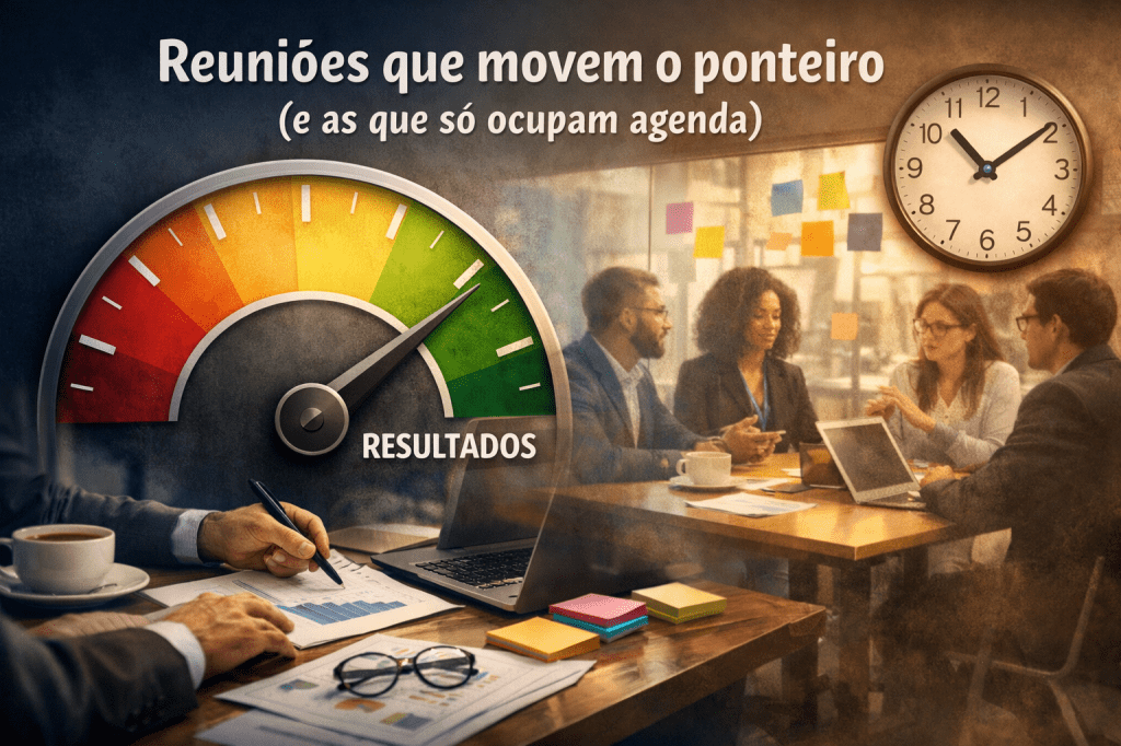 Reuniões que movem o ponteiro (e as que só ocupam&nbsp;agenda)