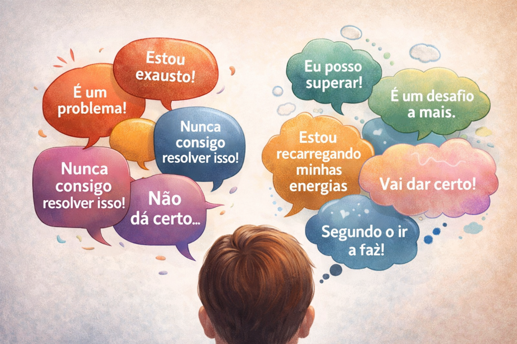 As palavras que escolhemos, imactam como nos sentimos e&nbsp;atuamos